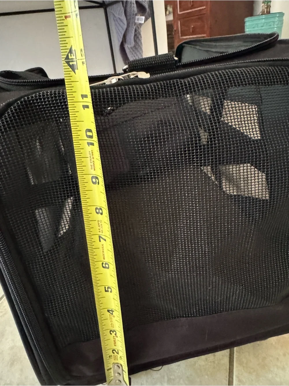 Medium Rolling Pet Carrier and Cart – Black